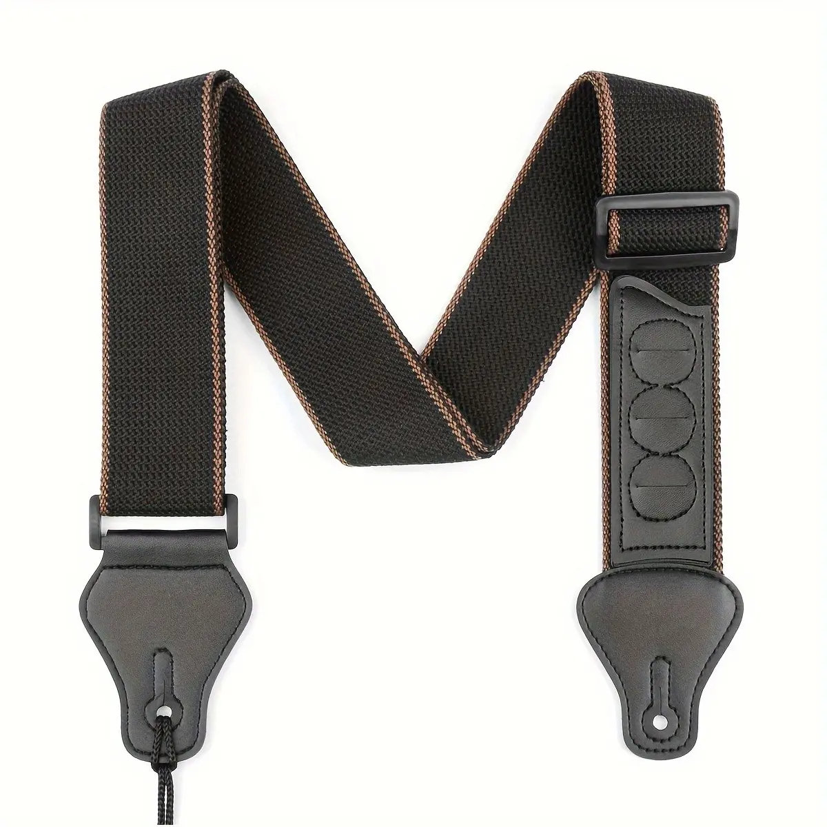 Adjustable Guitar Strap with 3 Pick Slots, Comfortable Shoulder Support, Suitable for Acoustic and Electric Bass Guitars, Universal Performance Use