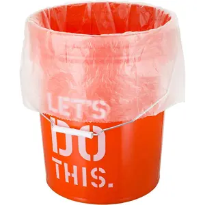 5 Gallon Bucket Liner Bags for Marinading and Brining - Durable, Food Grade, BPA Free, 25/Roll