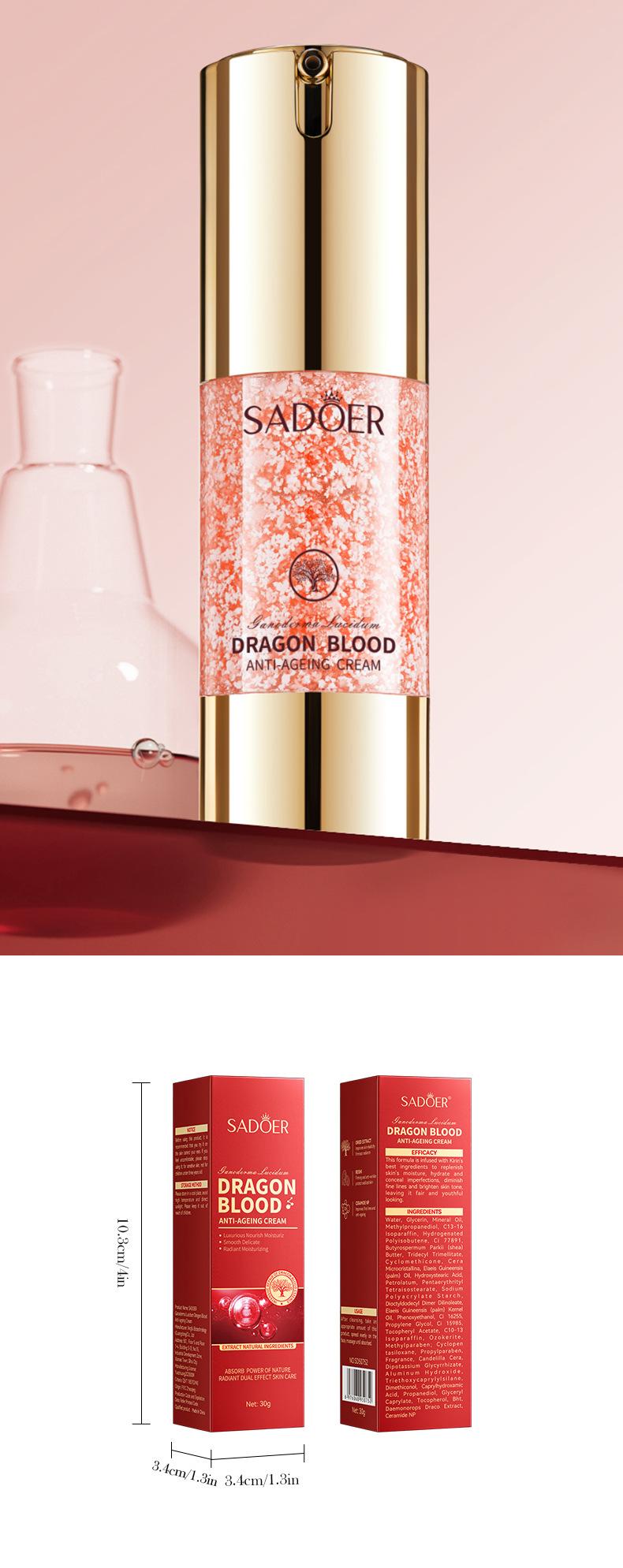 SADOER Dragon Blood Anti-Aging Cream Hydrating Firming Fine Line