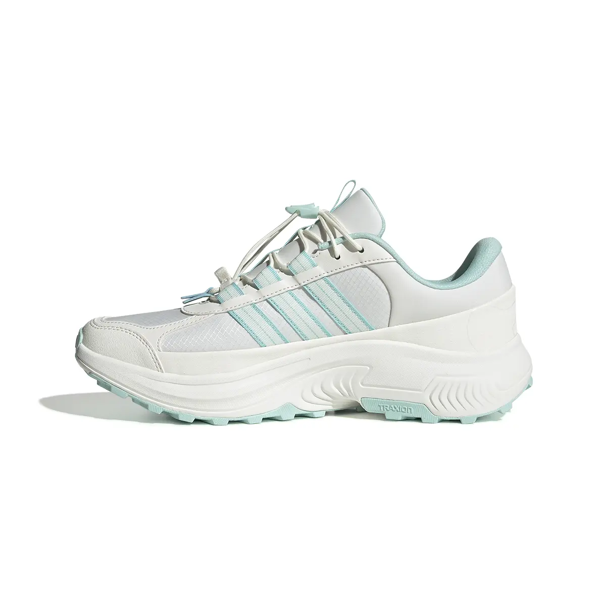 adidas Traxion Fashion Comfortable Fabric Shock Absorption Breathable Low-Top Running Shoes JR7650