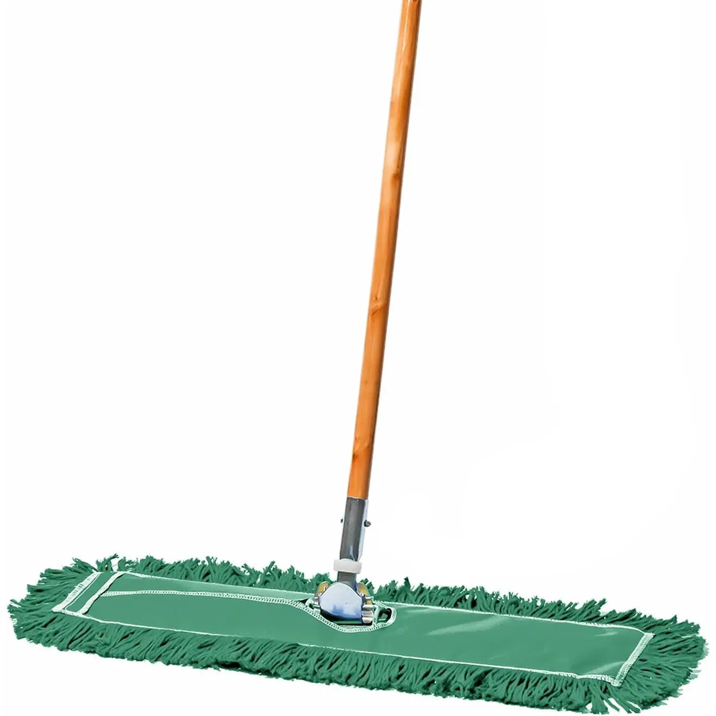 24 Inch Green Commercial Dust Mop & Floor Sweeper –  Handle Floor Mop for Tile, Hardwood & Concrete