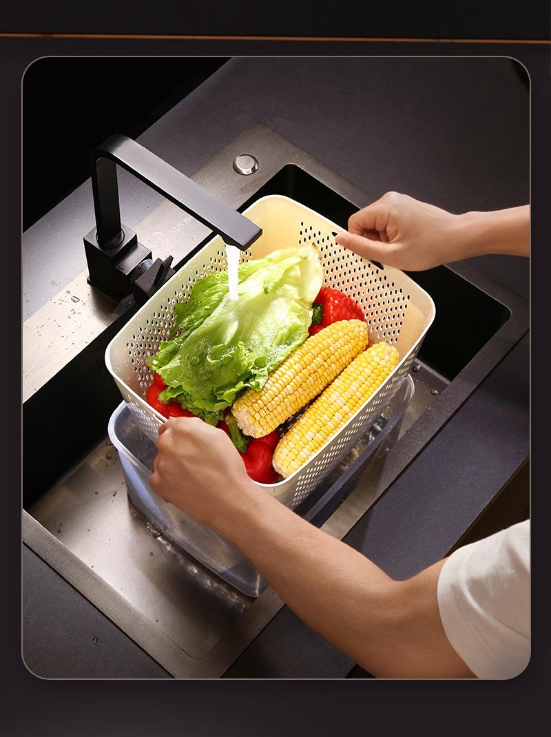 Multifunctional Crisper Box Set for Storage Drainage Microwaveable Airtight Leakproof Stackable Food Containers Ideal for Meal Prep Organization Foam Hinged Lid Container Sealing Bag Organizer with Cutter Compartmented Meal Prep Containers wrap bags fruit