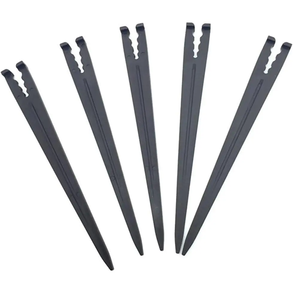 50 count Irrigation Support Stakes for 1/4-Inch Drip Tubing Black
