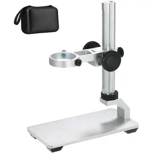 1080P USB Digital Microscope with Metal Stand, 50X-1000X Handheld Microscope Camera with 8 LED Lights Compatible with /Android/Windows/ ()