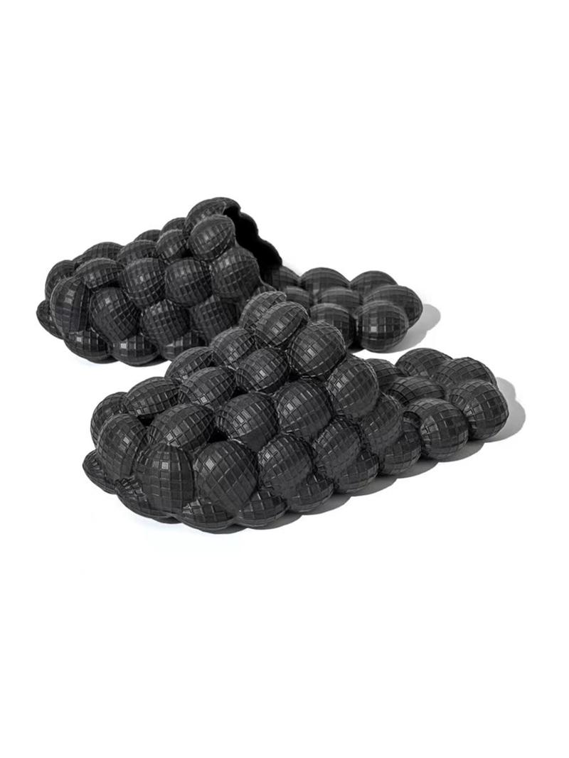Women's Fashionable Bubble Slides, Casual Comfortable Home Slippers, Soft Non-slip Slippers for Indoor & Outdoor Wear, Walking Shoes, Soft Cushioned Slippers