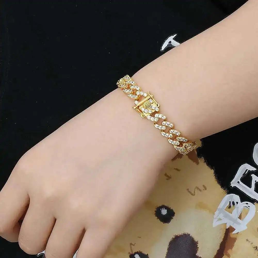 Iced Out 4rows 16mm Vvs Moissanite Miami Cuban Link Chain Pass Diamond Tester Gra Hip Hop 925 Sterling Silver Bracelet