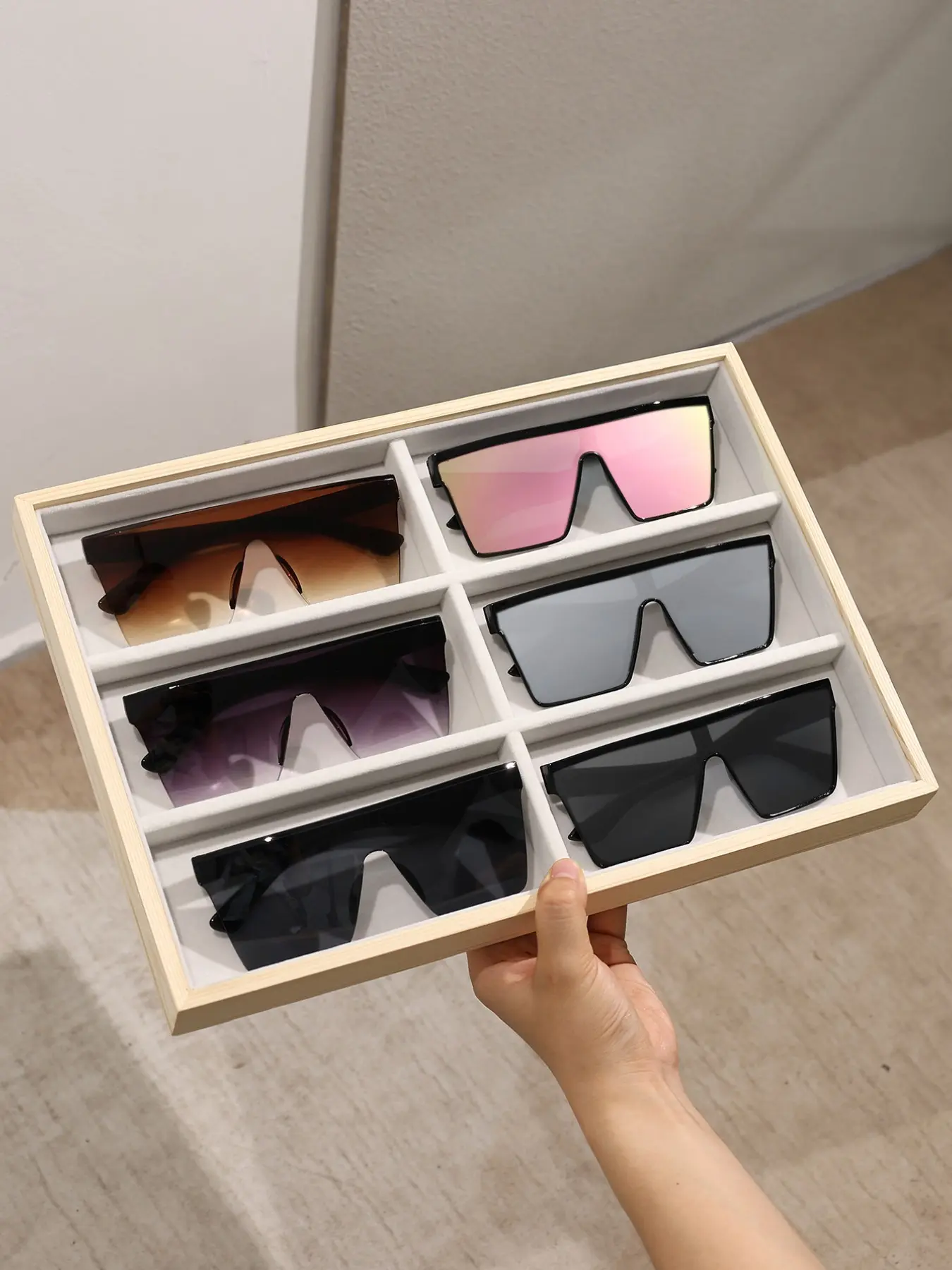 6 Pairs Fashion Women's Sunglasses, Stylish Shades, Trendy Casual Sunglasses, Uv400 Protection, Ideal for Commuting, Vacation, Driving & Daily Wear