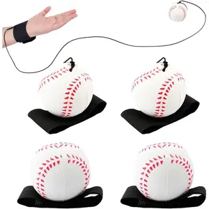 4/8/16/32 Wrist Return Ball  a String 2.36 Inches Rebound  Balls with Elastic Strap Baseball Soccer Tennis Practice Party Favors, Wrist Exercise and Fun Play for  & Adults