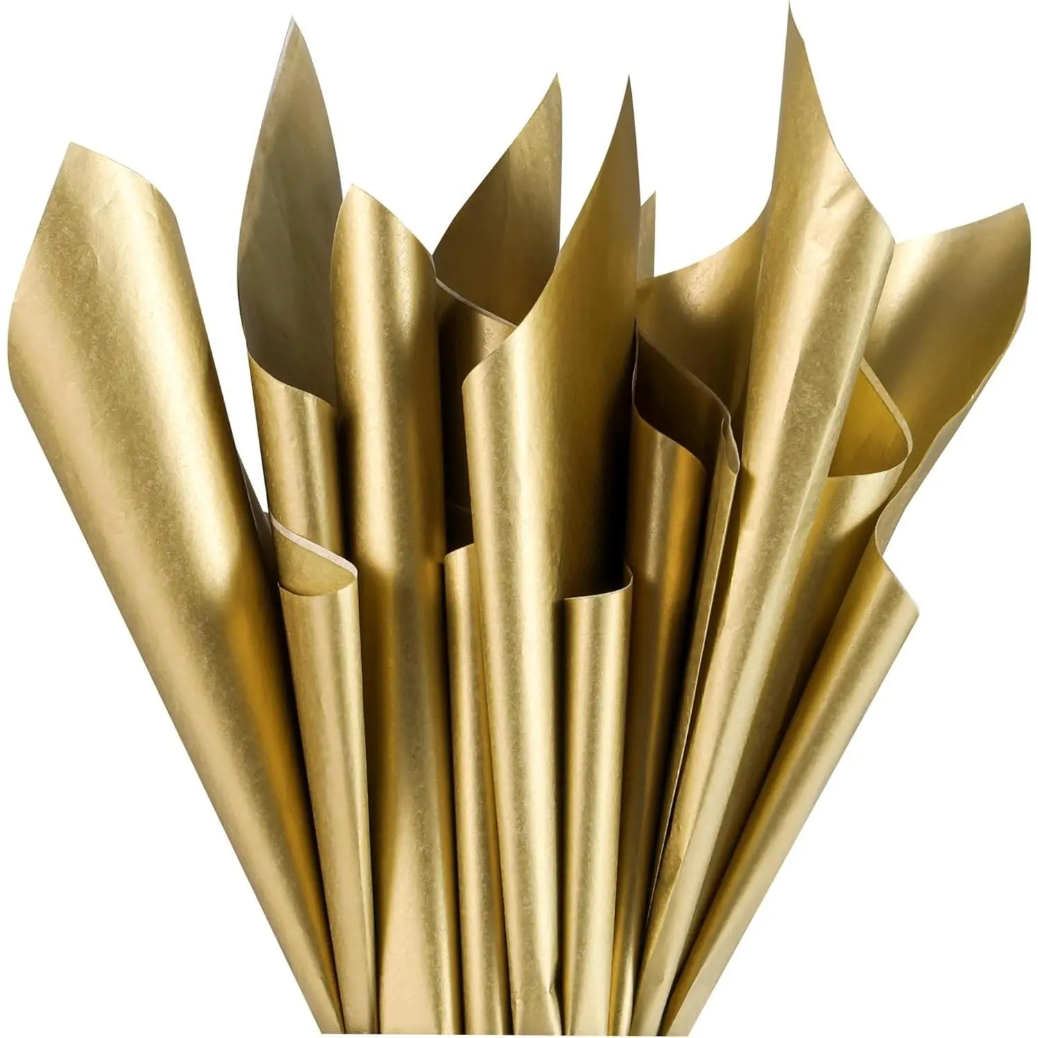 Gold Tissue Paper (36 Sheets, 20x20 in) - Gift Wrapping Tissue for Gift Bags, Crafts, Christmas Celebrations