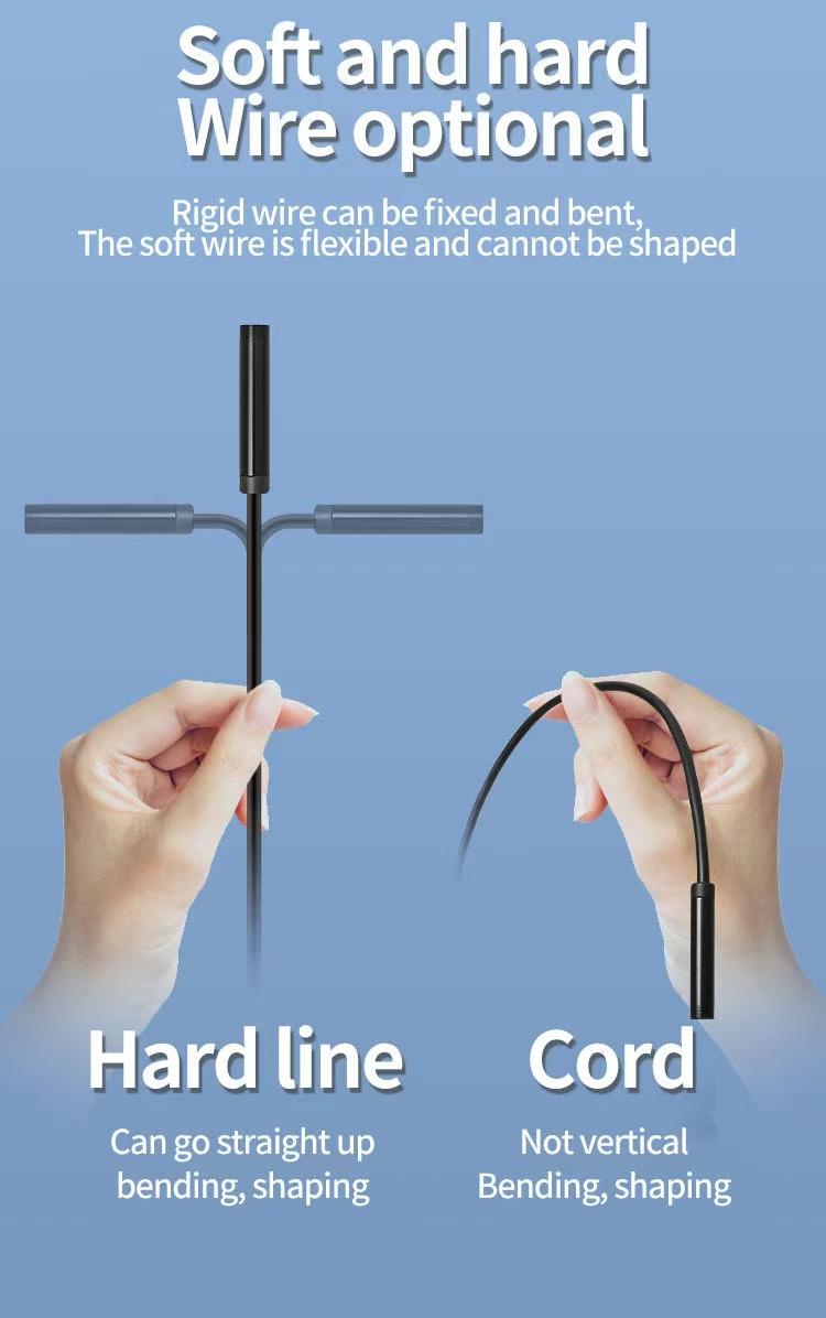 Nfutreon HD Endoscope Camera with Light 4.3" Screen Waterproof Snake Scope 16.4FT Extra Long Cable for Cars Pipes Home Repair Automotive Scan Tool