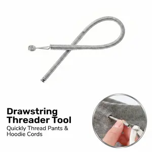 Efficient Threading Tool for Easy Sewing, Versatile Spring-Loaded Needle Threader for Home Use, Multi-Purpose Tool for Elastic Waistbands and Cords, Sewing Tools and Craft Supplies, Sewing Accessories, Sewing Products -YY0