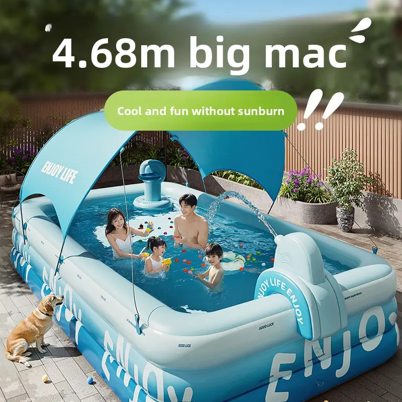Swimming Pool Thickened Large Indoor Outdoor One Click Inflatable Swimming Pool Adult Children Family Swimming Pool