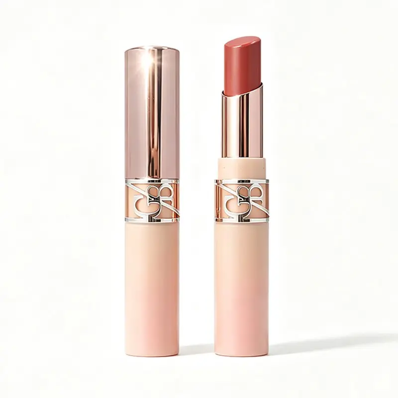 Powder Tube Soft Matte Lipstick, Creamy Matt Finish, Smooth Texture, Long-Lasting, Portable Makeup, Suitable for All Occasions