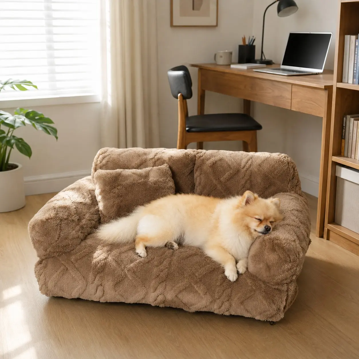 Pet Sofa Bed for Middle & Big Dog, Detachable Washable Polyester Fiber, Multi-Functional Pet Nest, Comfortable Dog Cat House, Ideal for Cats and Dogs, Puppy Bed, Pet gifts