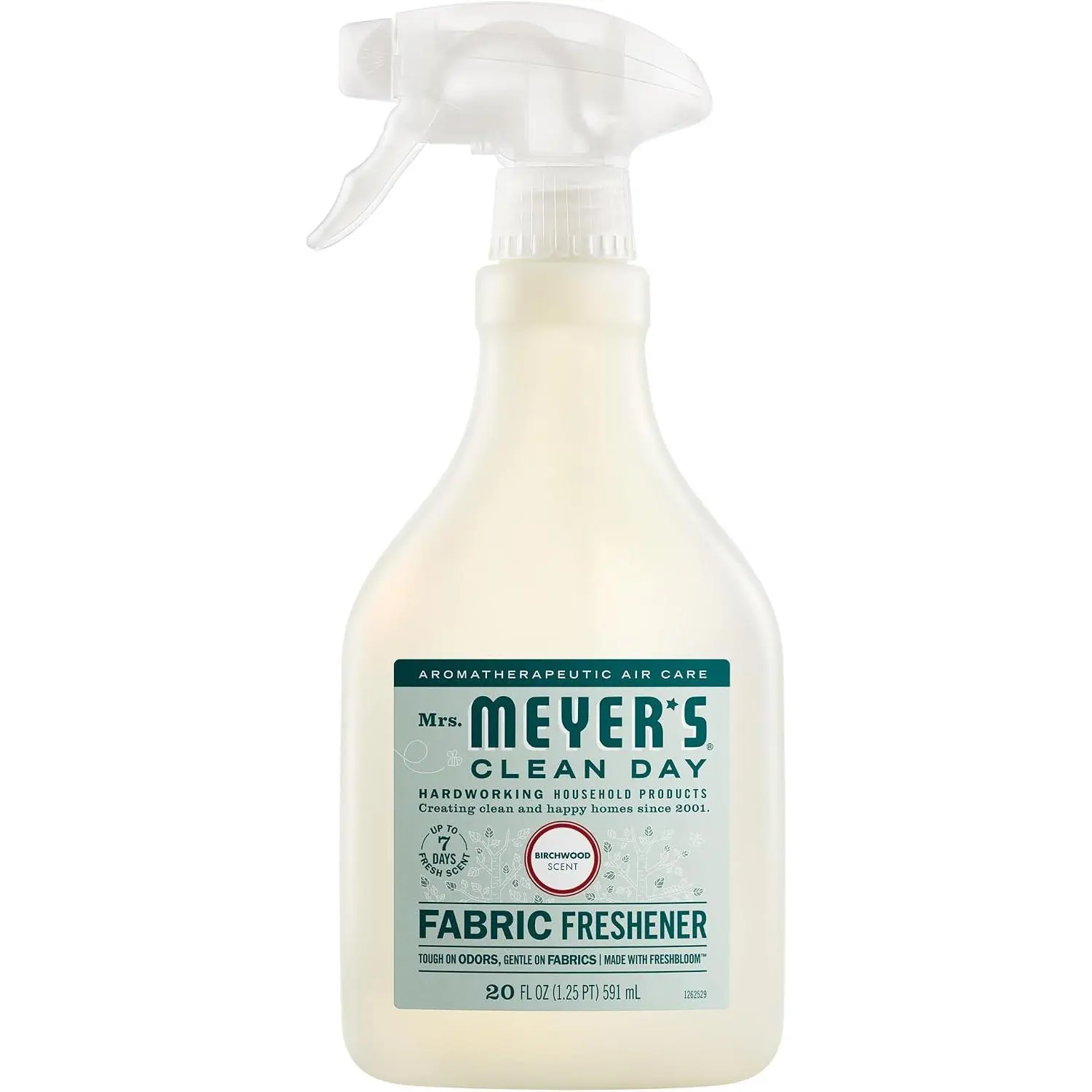 Fabric Freshener Spray, Refreshing Birchwood Scent, Eliminates Odors for Linens & Upholstery, Household Fabric Refresher, 20 Ounce Bottle