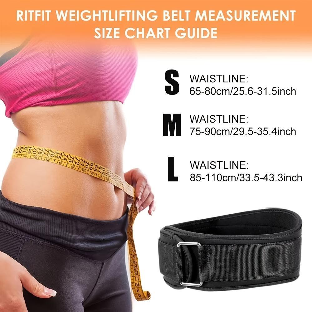 Adjustable Weight Lifting Belt, 1 Count Waist Trainer Belt with Double D-ring Buckle, Fitness Belt for Squat, Dumbbell, Barbell Exercise, Weightlifting Belt