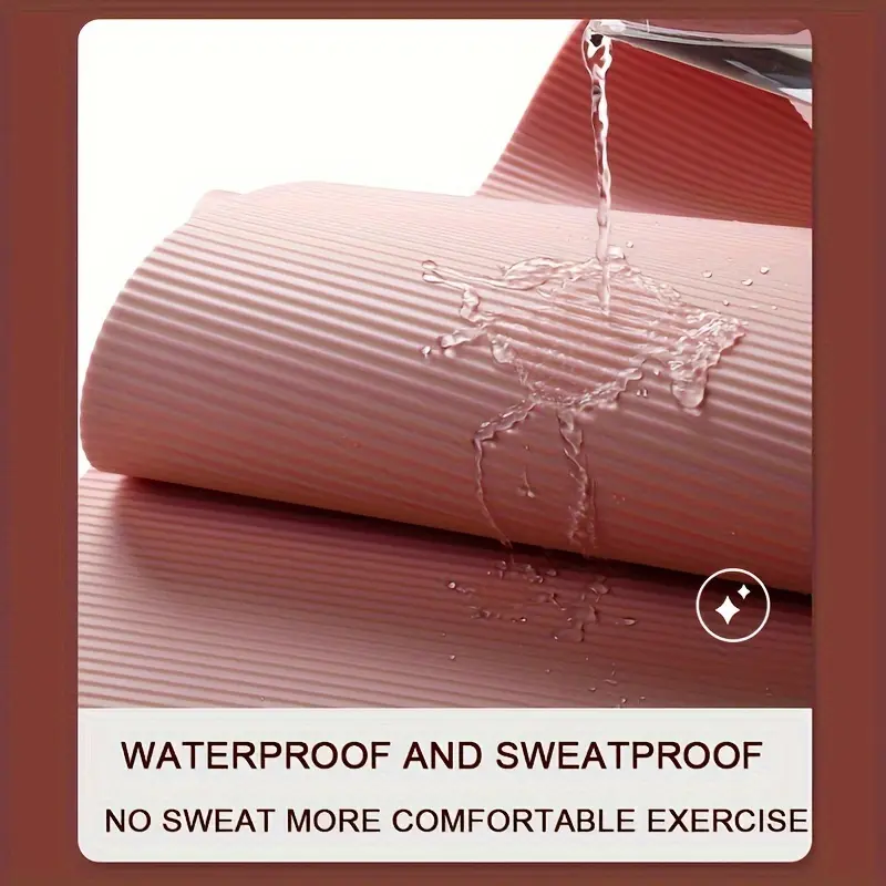 Thickened Non-slip Yoga Mat, High-density Sports Fitness Mat For Yoga, Pilates, Gymnastics