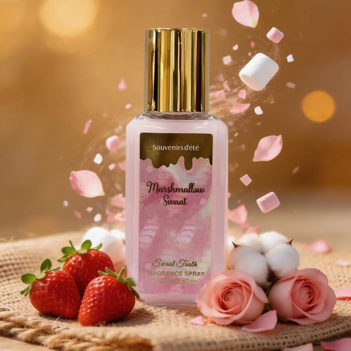 75ML Cotton Candy/ice Cream Scented Air Freshener, Middle Eastern Style, Long-Lasting Fragrance, Ideal for Home, Travel, Gifts