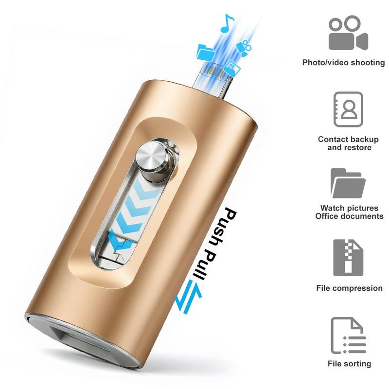 3 in 1 Flash Drive, Portable High Speed USB 3.0 Memory Storage, Memory Stick for Photos and Videos, Compatible for iPhone/iPad/Android/PC, External Storage 3 in 1 Flash Drive, Portable High Speed USB 3.0 Memory Storage, Memory Stick for Photos and Videos, Compatible for iPhone/iPad/Android/PC, External Storage