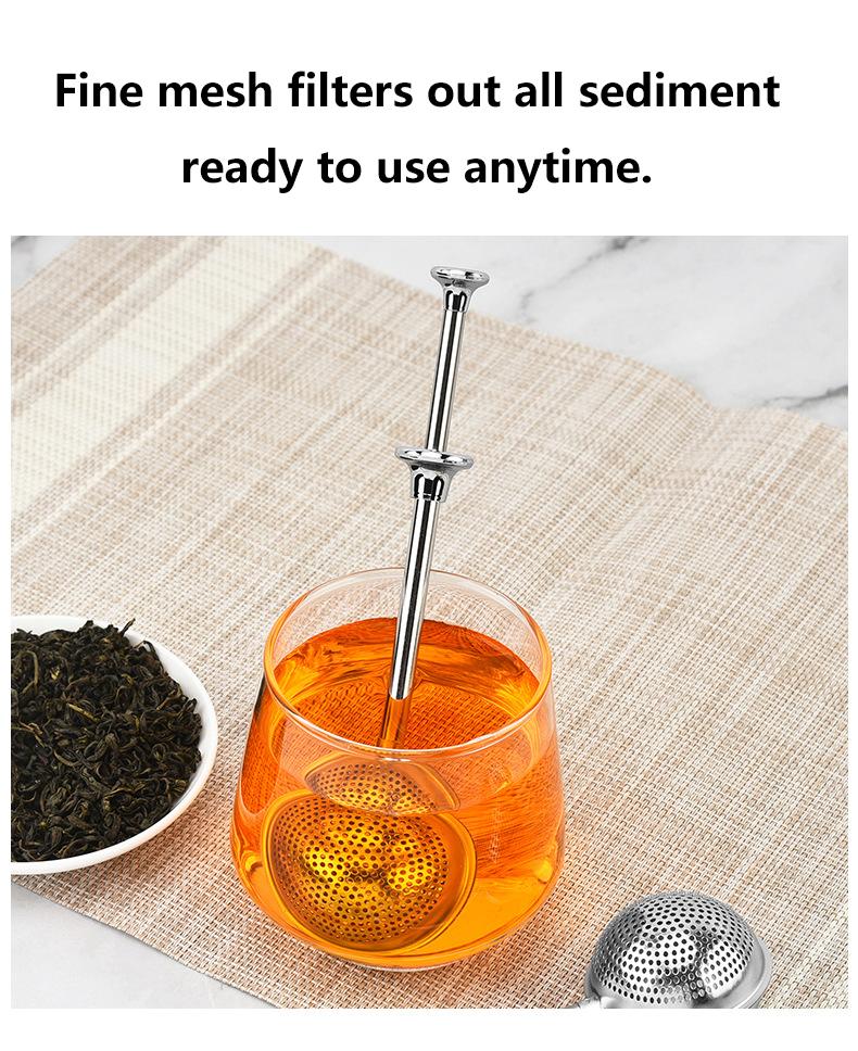 SICANDAENHK Brew the perfect cup every time with this 2-pack stainless steel tea ball infuser!Fine mesh design locks in loose leaf tea while letting flavor flow, rust-resistant and easy to clean for all your favorite teas🍵✨