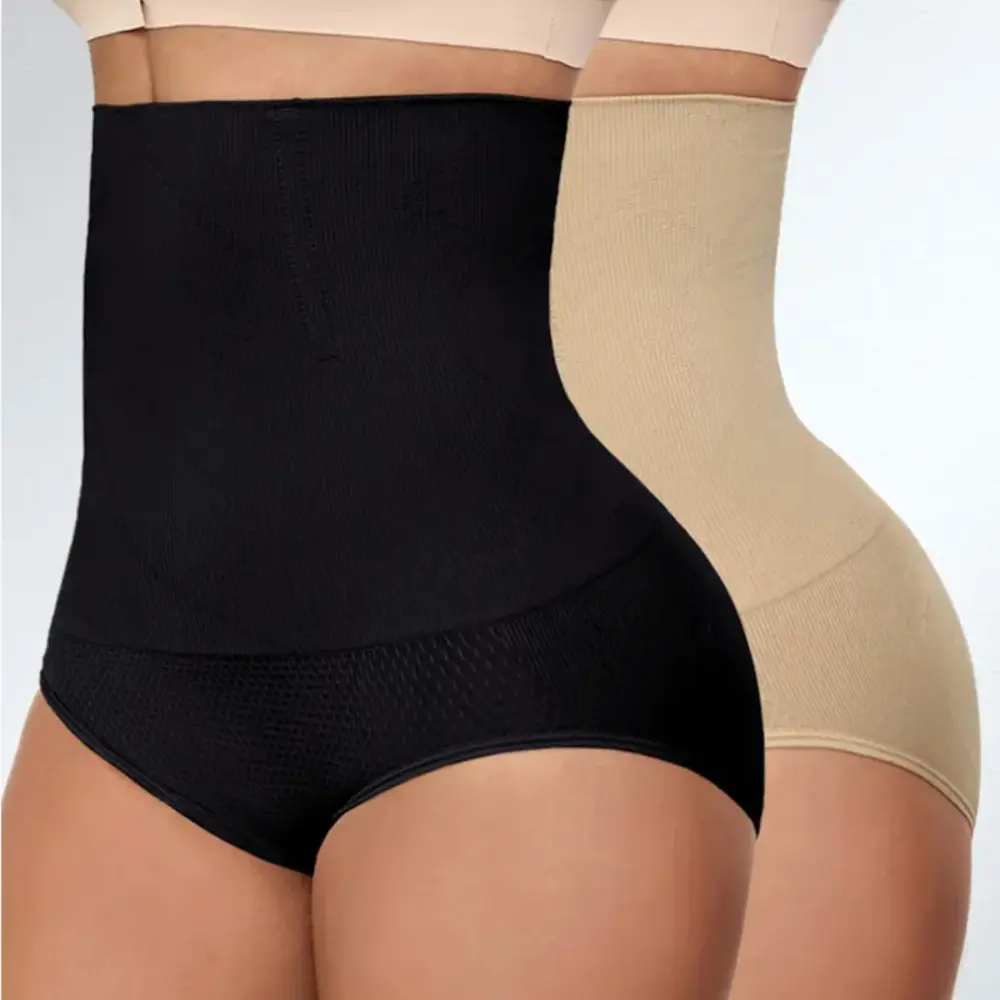 Shapermint High-Waisted Shapewear Panty with Seamless Design & Anti-slip Silicone Strip Fabric Compression Smooth Womenswear Breathable