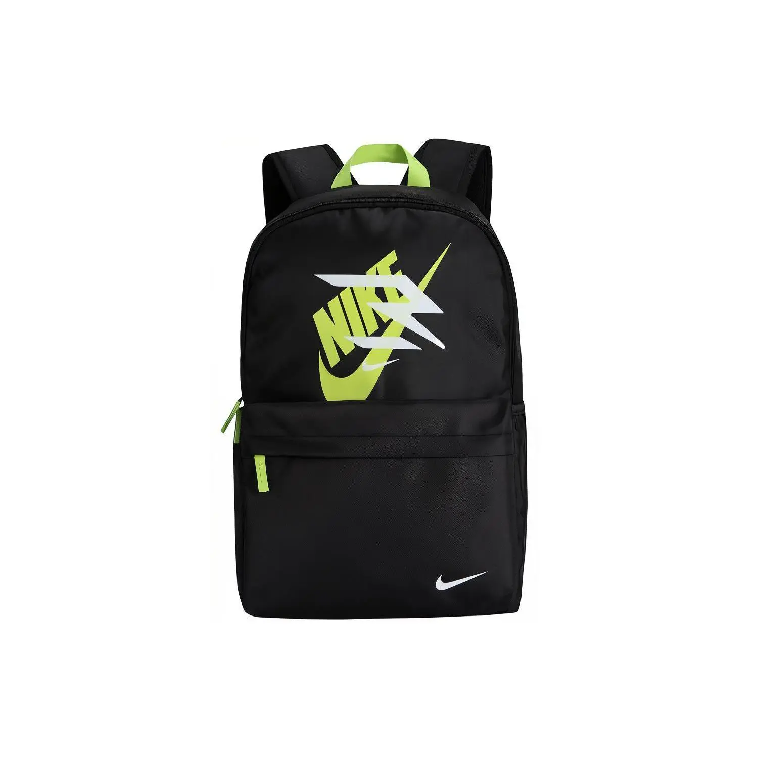 Nike 21L Triple-Brand Backpack for Men and Women – Stylish Polyester Travel Bag in Classic Black
