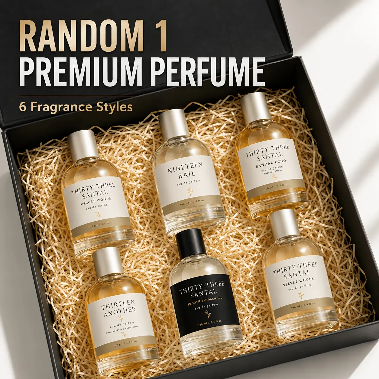 Eau De Parfum Spray, Elegant Unisex Fragrance, 100ml / 3.4 oz - All-Seasons Perfume for Daily Wear and Work, Gift Ready