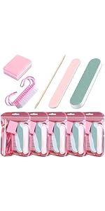 Cuticle Oil Pusher Pen Set, 2-in-1 Ceramic Cuticle Pushers with Oil for Nail Repair, Hangnail & Dry Cuticle Removal, Nail Care Pens for Manicure & Pedicure, Professional Salon Tools