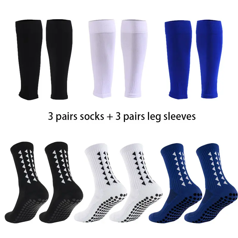 Unisex Adults' Pro Grip Sports Socks (6 Pairs, White Set) - Anti-Slip Grip, Ultra Breathable, Moisture Wicking, Cushioned Arch Support, Soft Stretchy Durable, All Seasons, Workout, Active, for Football, Hiking/Light Outdoor, Athlete Gift