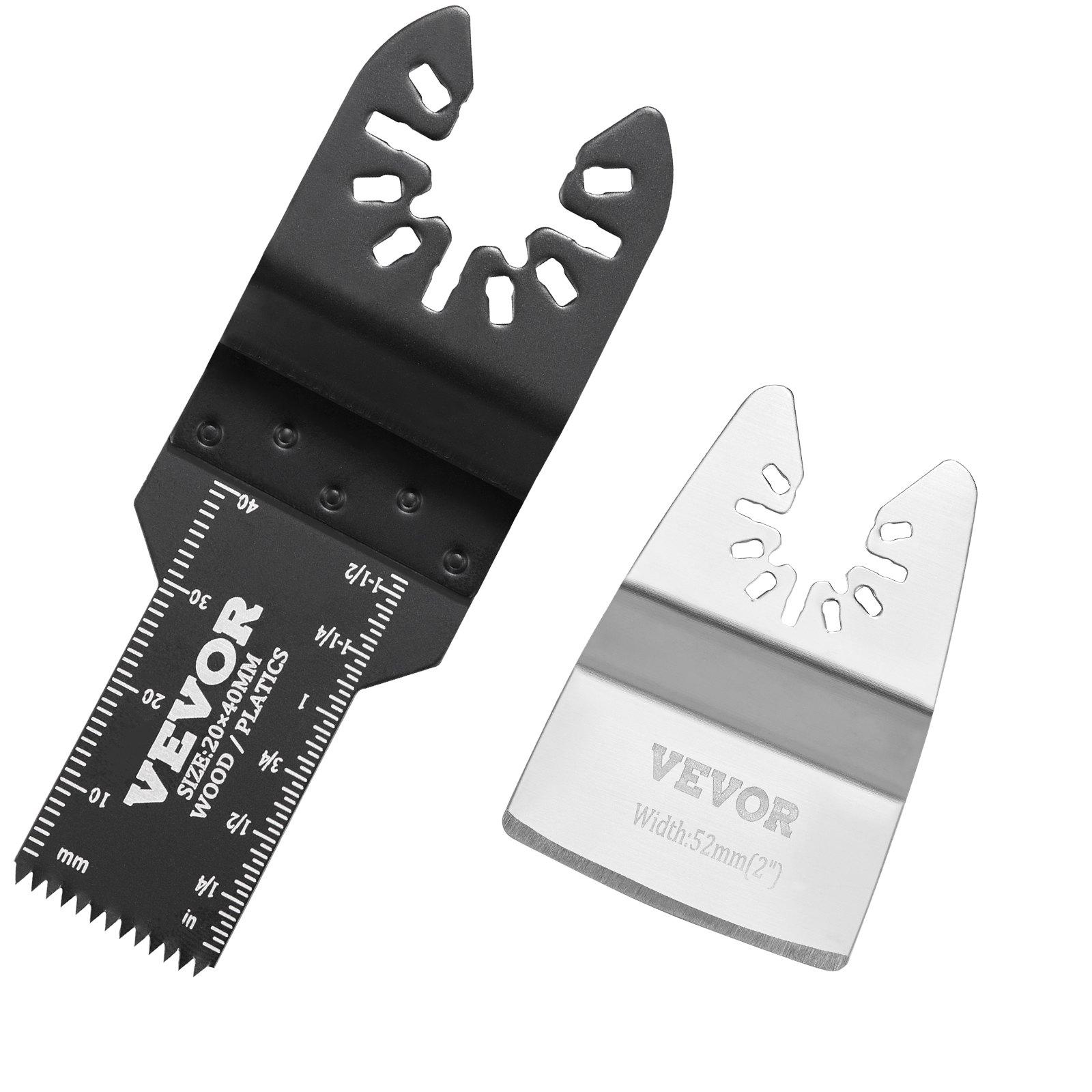 VEVOR 30PCS Multi Tool Blades Kits, Universal Quick Release Oscillating Saw Blades, 8 Types Wood Metal Plastic Oscillating Tool Blades, Fit Dewalt Bosch Milwaukee Hitachi Chicago Craftsman VEVOR 30PCS Multi Tool Blades Kits, Universal Quick Release Oscillating Saw Blades, 8 Types Wood Metal Plastic Oscillating Tool Blades, Fit Dewalt Bosch Milwaukee Hitachi Chicago Craftsman