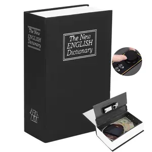 Dictionary Book Safe With Combination Lock Hidden Security Storage Box For Cash Jewelry Passport Valuables Home Office Use, Discreetly Hides