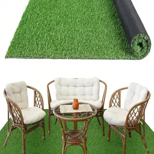 Artificial Plant Lawn - Synthetic Turf Rug Plastic Grass Carpet Interlocking Mat for Roof & Landscape