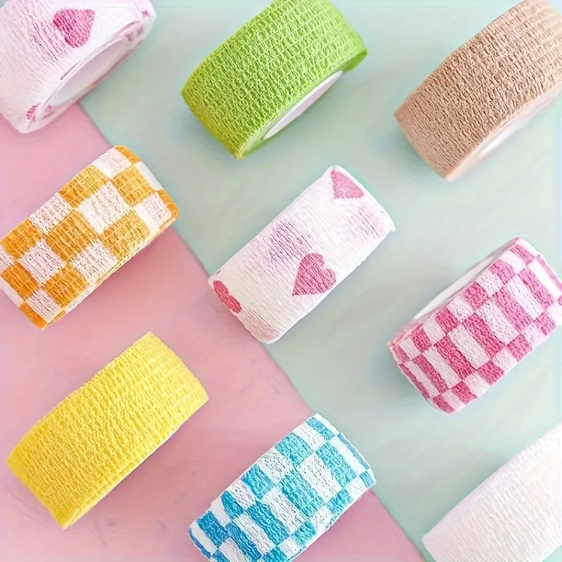 Random Color-5pcs Fashionable and Sweet Finger Stickers Aid Offering Protection Against Hand Skin Abrasion