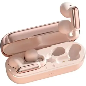 Clip On Earbuds, Open Ear Clip  Earbuds  5.4, Clear Voice Call,  Earphones with  Case, Built-in Mic, 35H Play Time OWS Open Ear Headphones for Fitness Running ()