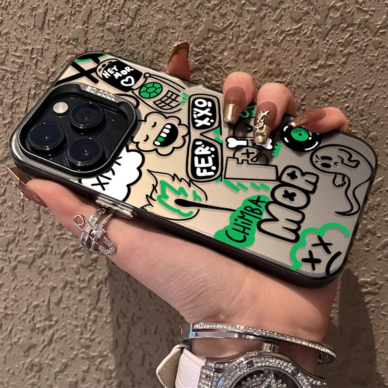 Hot Feid Nitro Jam Ferxxo Plating PC Case for iPhone 17 Air 16 15 11 12 14 13 Pro Max XS X XR Plus 8 7 SE 2020 Shockproof Cover Camera Lens Protector Uv Block Protector