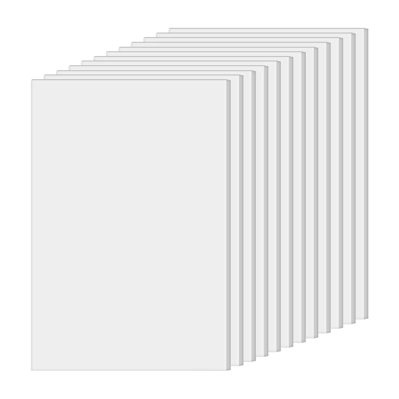 Foam Board, Thickness White Poster Board, Extruded Polystyrene Foam + Double-Sided Coated Paper (60 G) Construction, Acid-Free Double Sided Foam Core Sheets for Mounting
