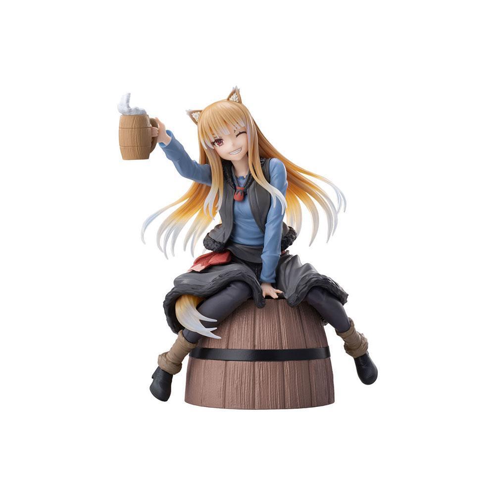 17CM Anime MERCHANT MEETS THE WISE WOLF Figure Holo Sitting Position Anime Model Toys Gifts Collection Decoration Ornaments PVC