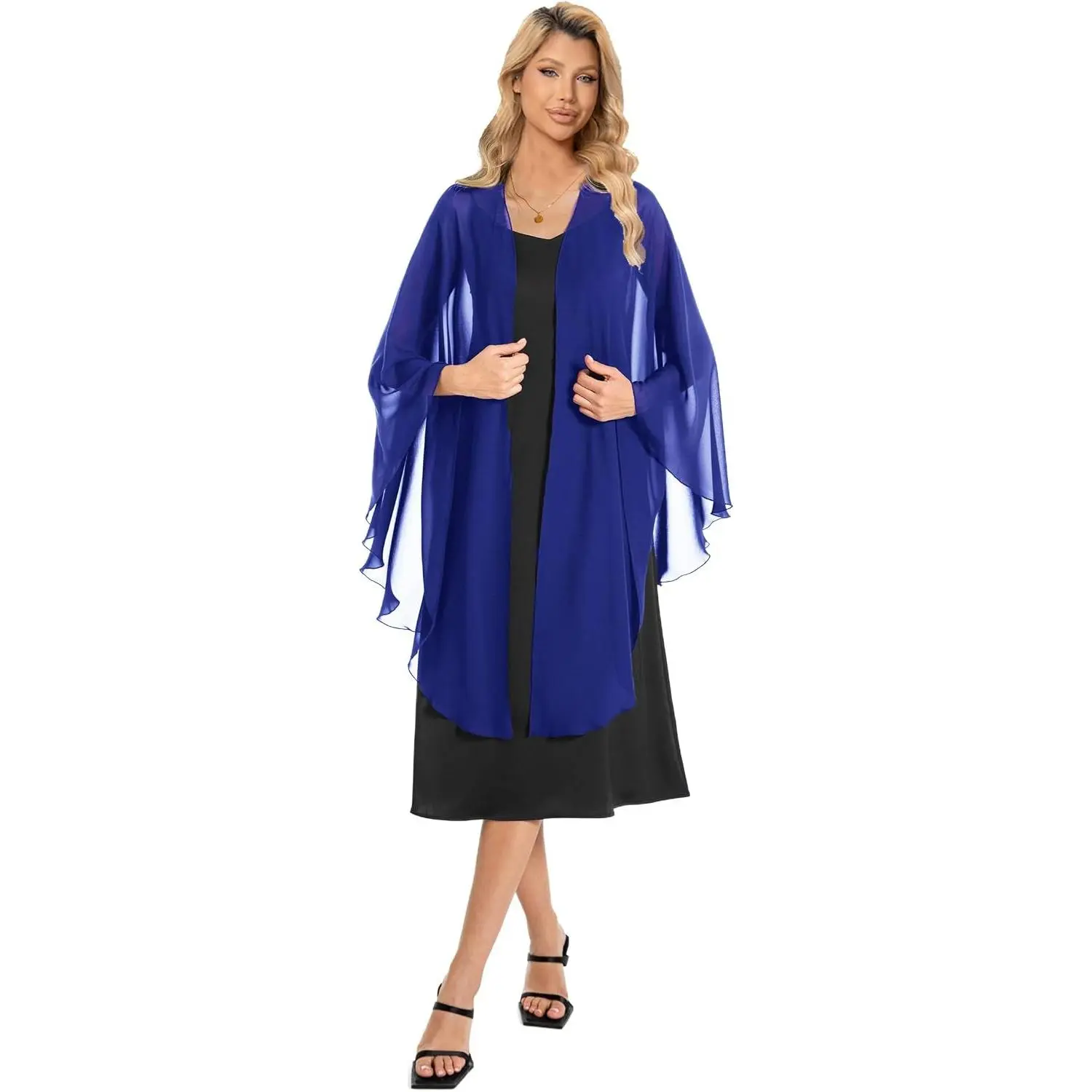 Women's Soft Elegant Chiffon Pashmina Shawl Wrap Scarf for Evening Dress Wedding Bridal(Gift)