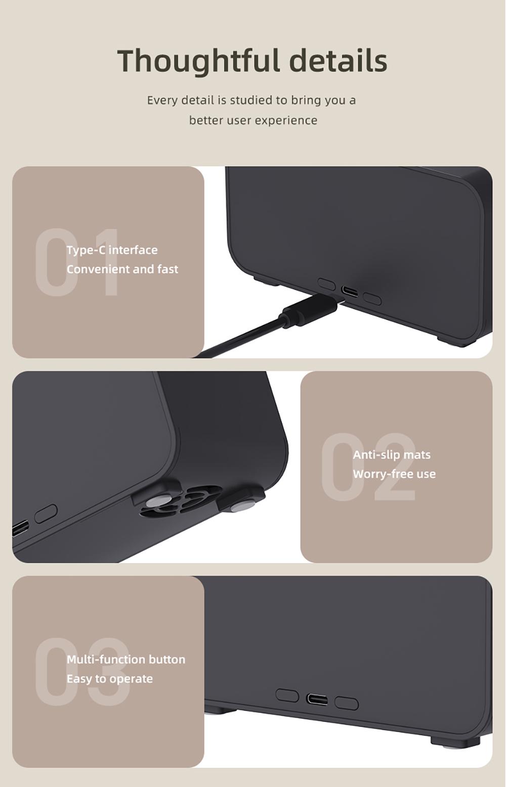 Flame Humidifier & Essential Oil Diffuser, Mini LED Flame Effect Air Humidifier, Ultrasonic Aromatherapy Diffuser for Home, Bedroom, Office