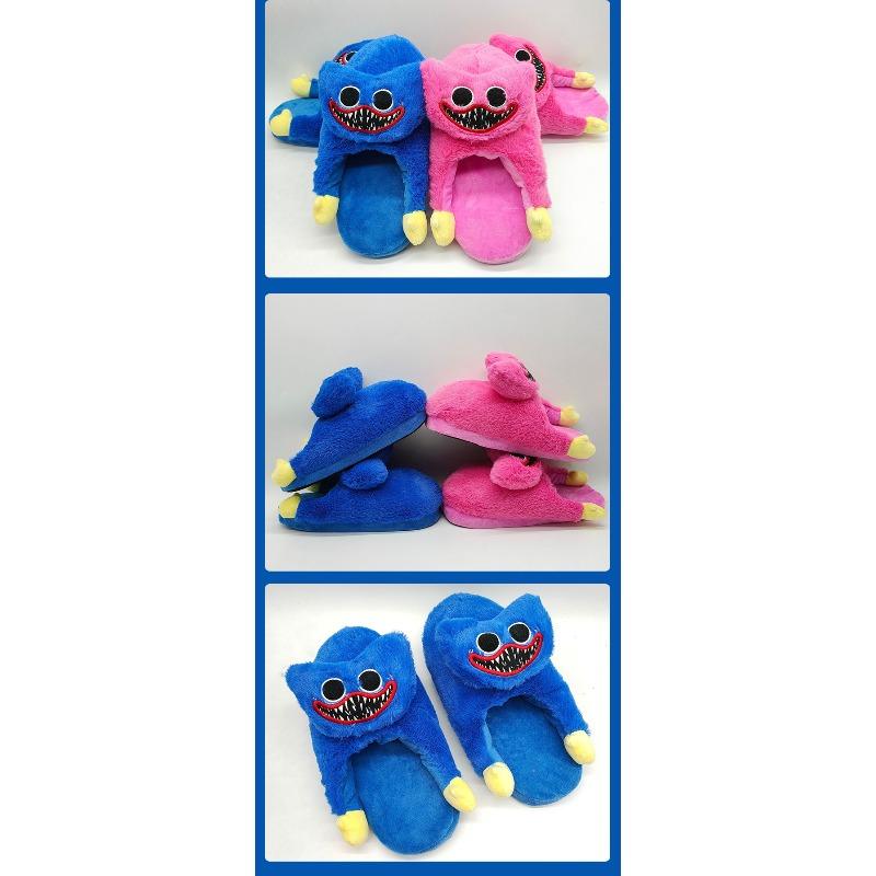 Huggy Wuggy Poppy Playtime Plush Slippers Warm Indoor House Shoes