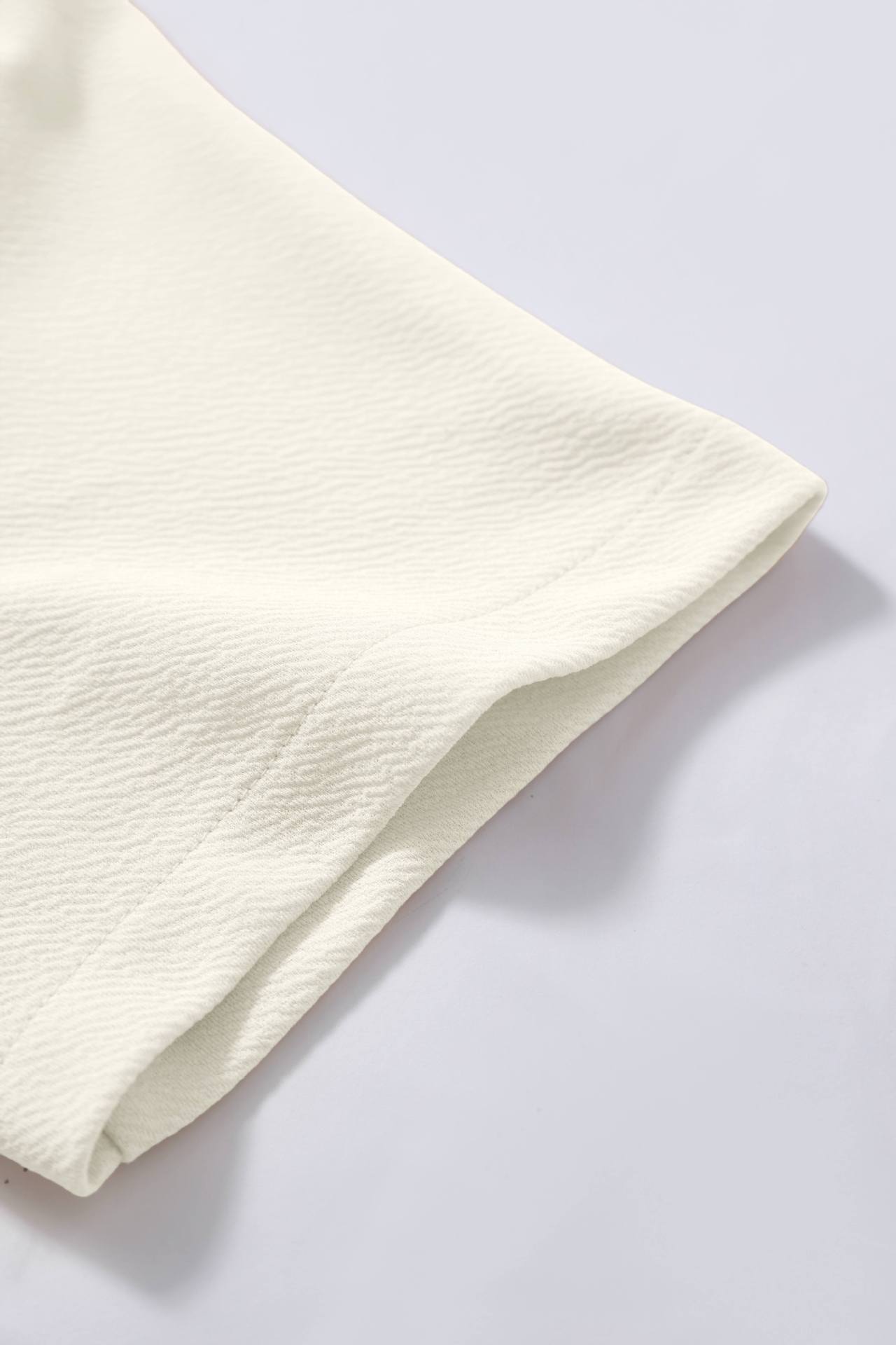 Men's Textured Button Front Shirt, Casual Regular Fit Short Sleeve Collared Top for Summer, Summer Leisure Top 2026, National Day Clothing, Men's Clothes for Daily Wear