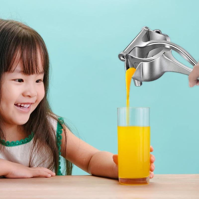 Premium Metal Alloy Manual Citrus Juicer - Detachable Heavy Duty Hand Fruit Juice Squeezer Extractor, Durable Kitchen Juicing Tool for Oranges Lemons Limes