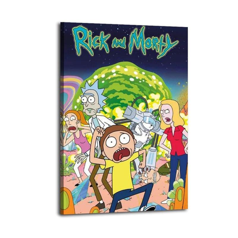 Rick And MortyPoster for Bedroom Aesthetic Canvas Wall Art Living Room Painting Picture Print Modern Family Decor Artist Bathroom Landscape Rick And MortyPoster for Bedroom Aesthetic Canvas Wall Art Living Room Painting Picture Print Modern Family Decor Artist Bathroom Landscape