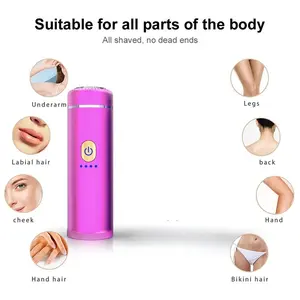 Rechargeable Electric Razor Mini Bikini Trimmer for Women, Aluminum Design, USB Rechargeable, Multi-Functional Facial Hair Remover