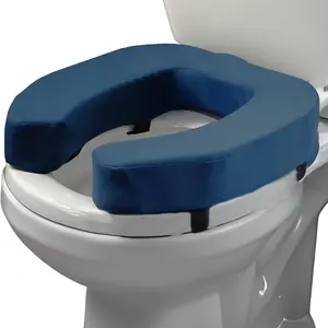 Premium Raised Toilet Seat Cushion, High-Quality Universal Foam Toilet Seat Riser for Elderly, Medium Firm Height Elevator Orthopedic Medical Commode Pad After Surgery Home Care