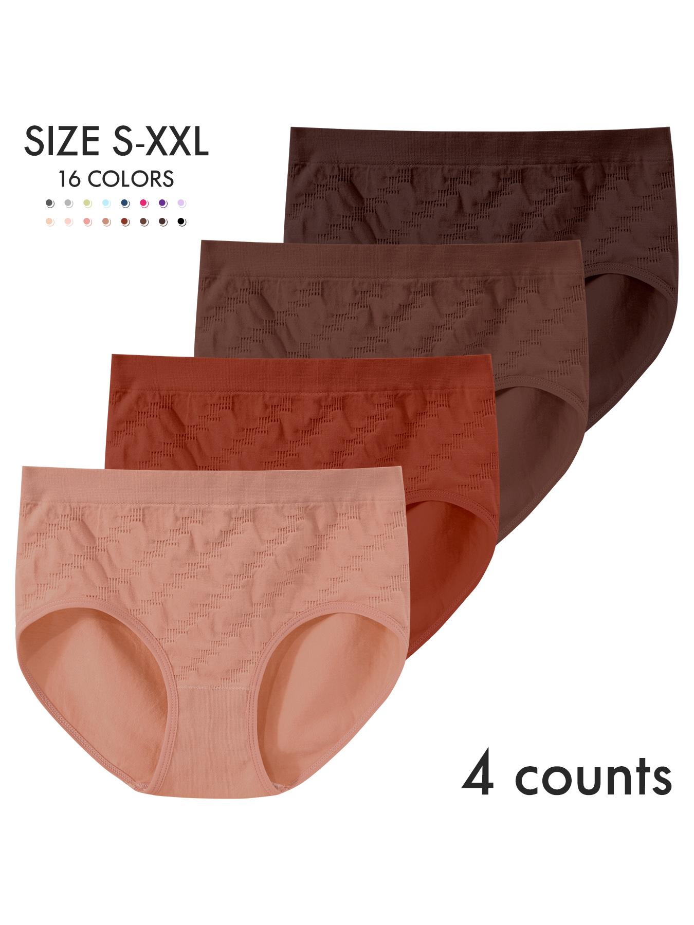 Women's Solid Color Panty, Breathable Comfortable Panty for Daily Wear, Women's Underwear for All Seasons, Soft Comfy Brief, Fashion Breathable Underwear Women's Solid Color Panty, Breathable Comfortable Panty for Daily Wear, Women's Underwear for All Seasons, Soft Comfy Brief, Fashion Breathable Underwear