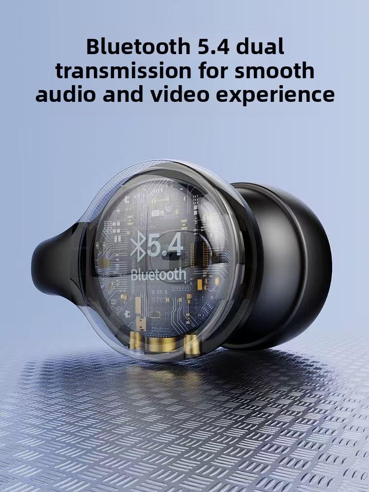 2026 New Berlin Sound Bluetooth Headphones with Ultra-Long Battery Life, Large Power, Bone Conduction, Non-In-Ear, Sports Ear Clip Stereo Bluetooth Headphones