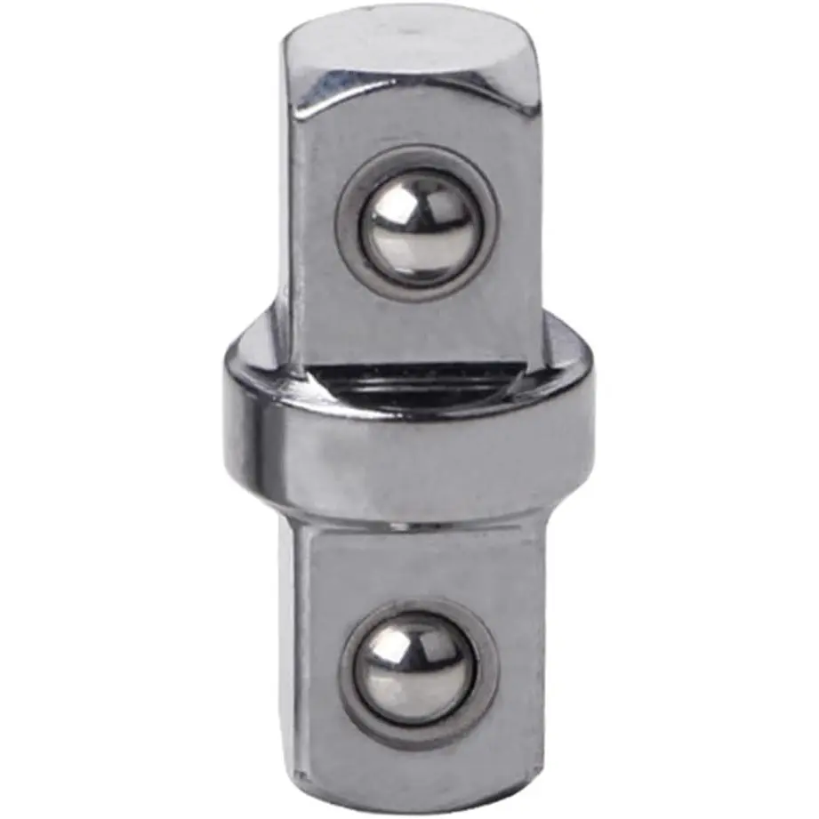 3/8 in Hexagonal Socket Sleeve Adapter - Double-Head Outer Square Connector, Double Socket Design, Electric Wrench Extension Rod Accessory, Triple Square Drive Tool for Contractors, Versatile Tool That Enhances Functionality, Contractor, Diy Enthusiasts'