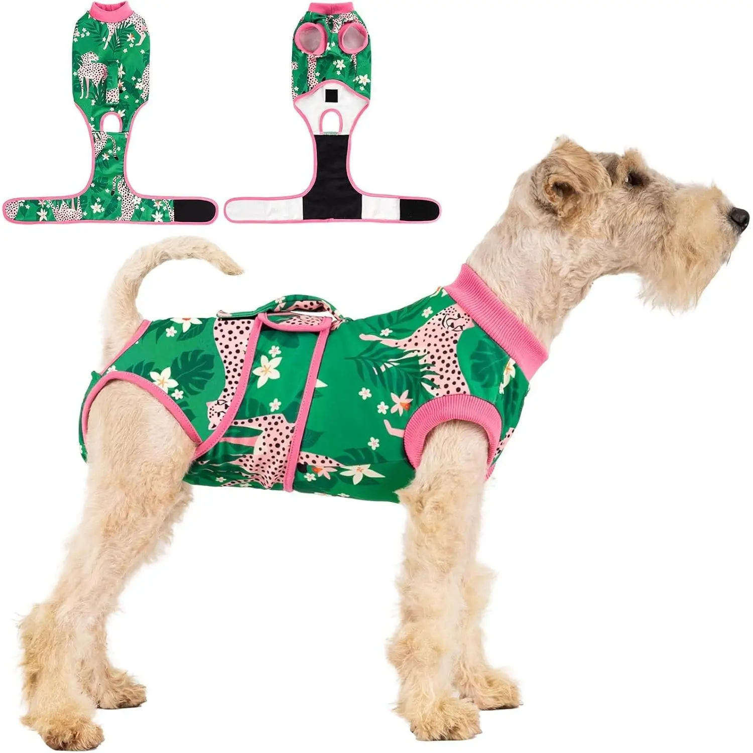 Recovery Suit for Dogs After Surgery,Female Male Dog Onesie for Spay Neuter,Substitute E-Collar & Cone,Anti-Licking Breathable Onesie for Small Medium Large Dogs