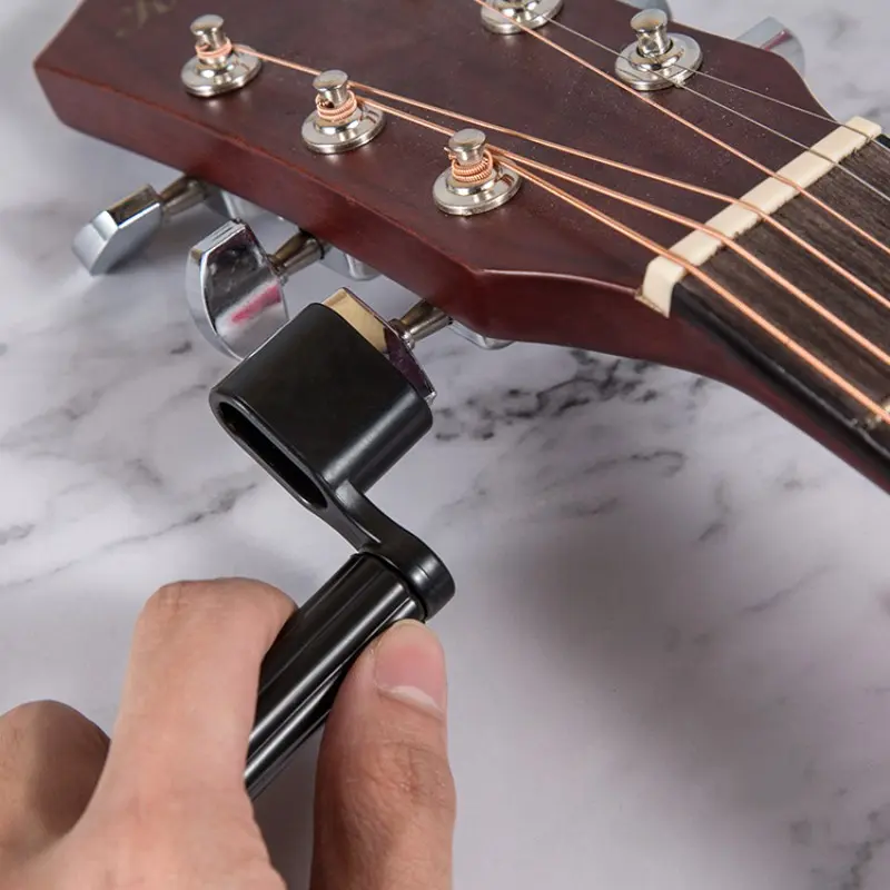 Abs Material Guitar String Winder, No Damage to Guitar Finish, Includes Tuning Function, Suitable for Acoustic and Electric Guitars, Quick and Easy String Changing